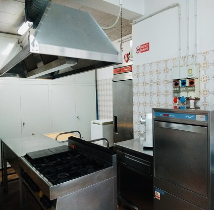 Cucina della scuola