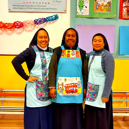 Foto Suore AnneMarie, Veronica e Florinda